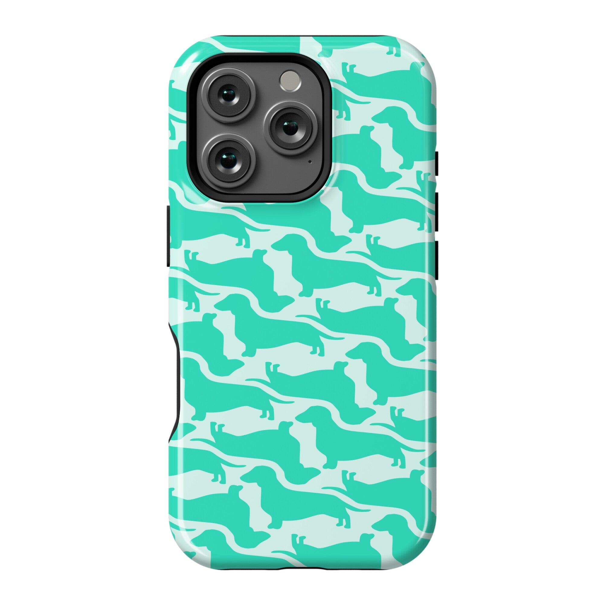 Wiener Dog Pattern Phone Case